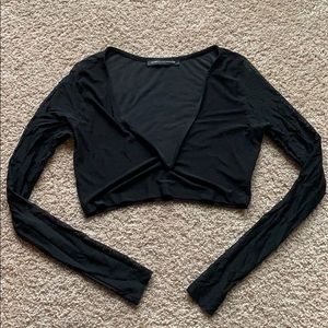 Clavo long sleeve crop top